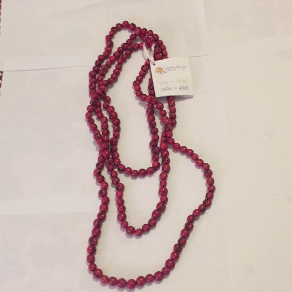Noonday Necklace Red